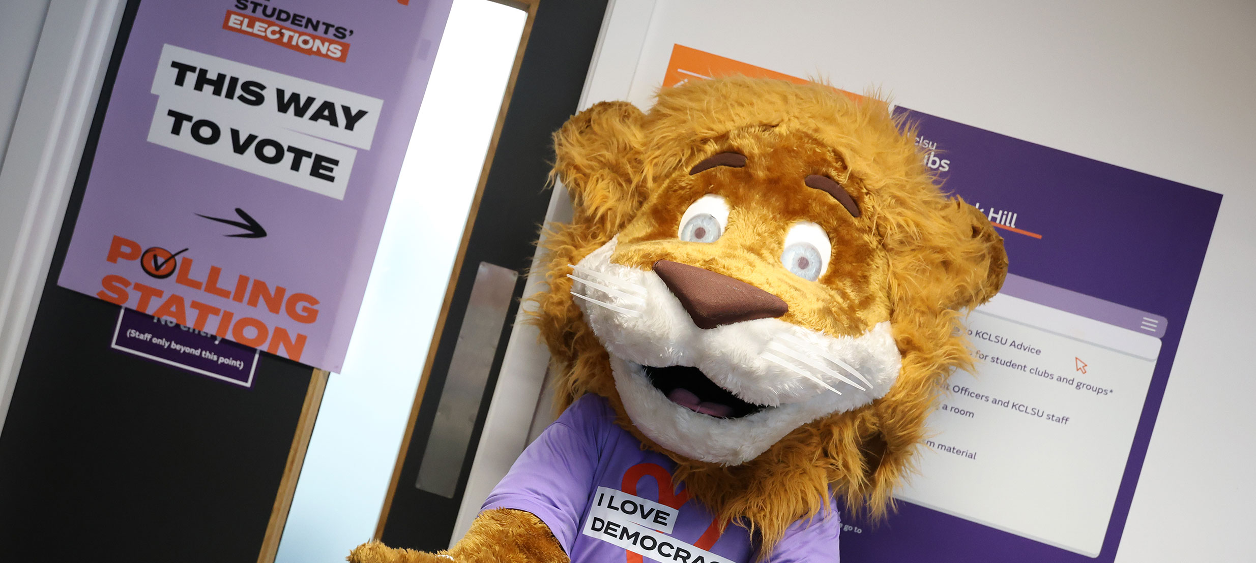 Reggie the lion mascot