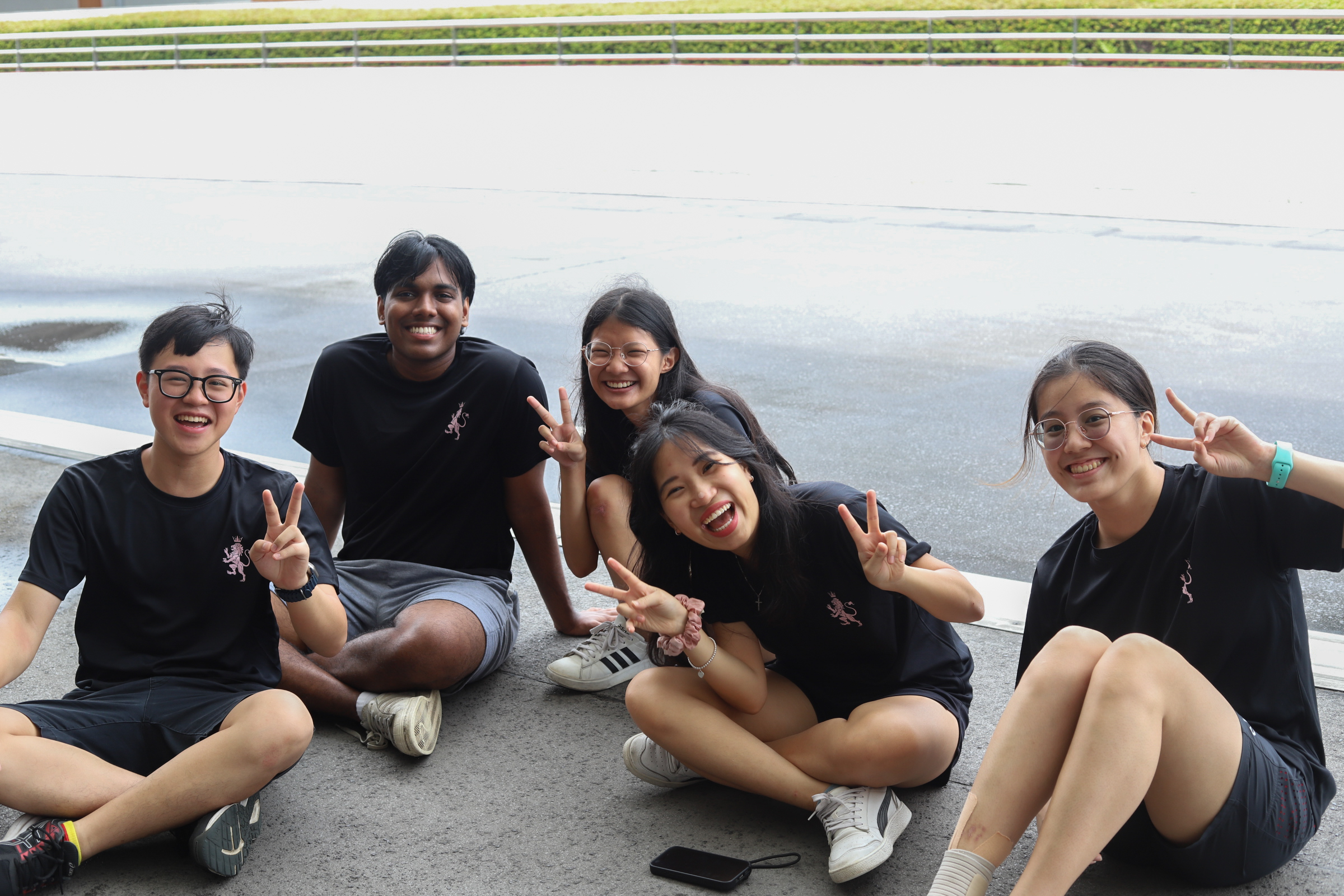 people taking selfie