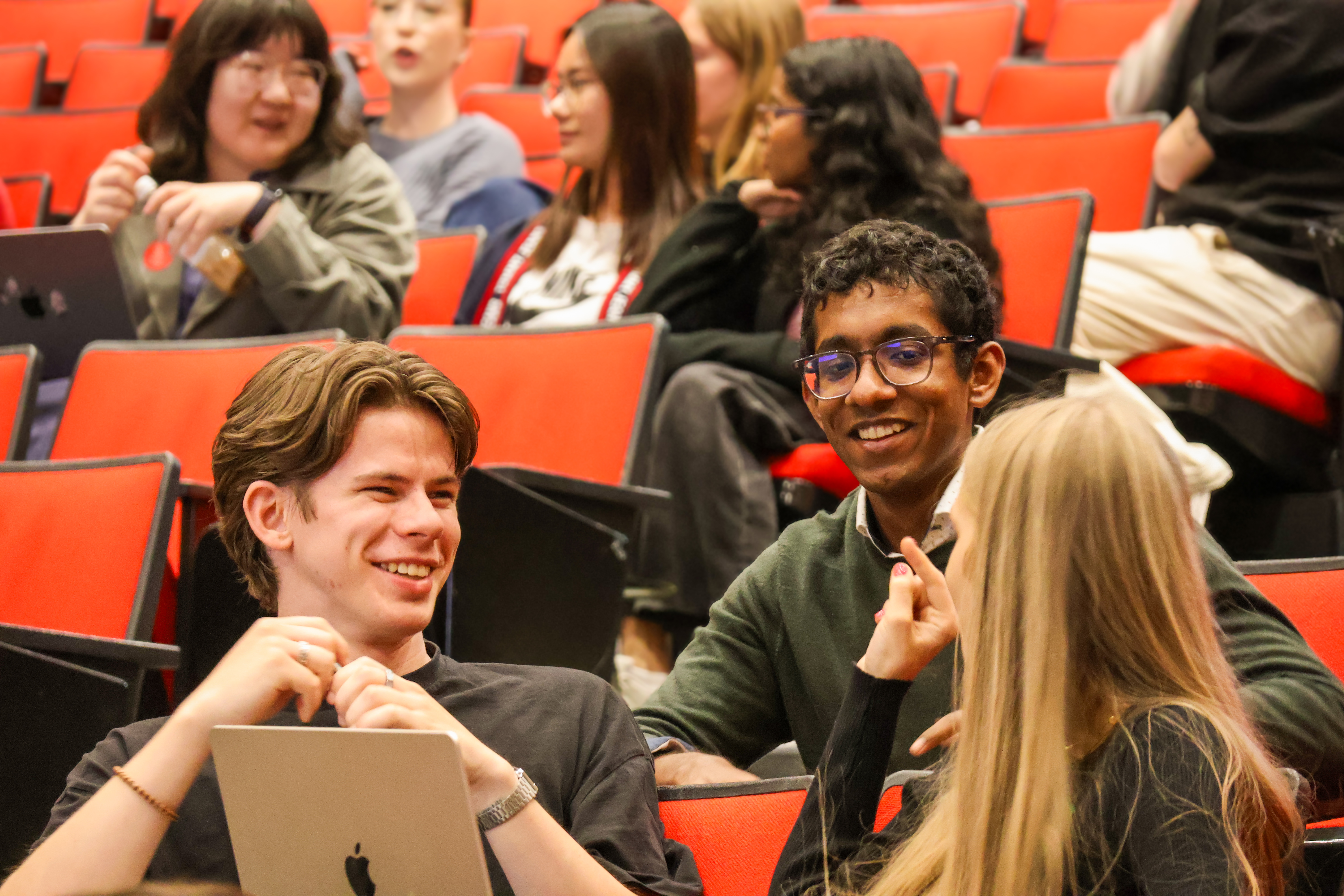 Community leaders talking during CLT 2025