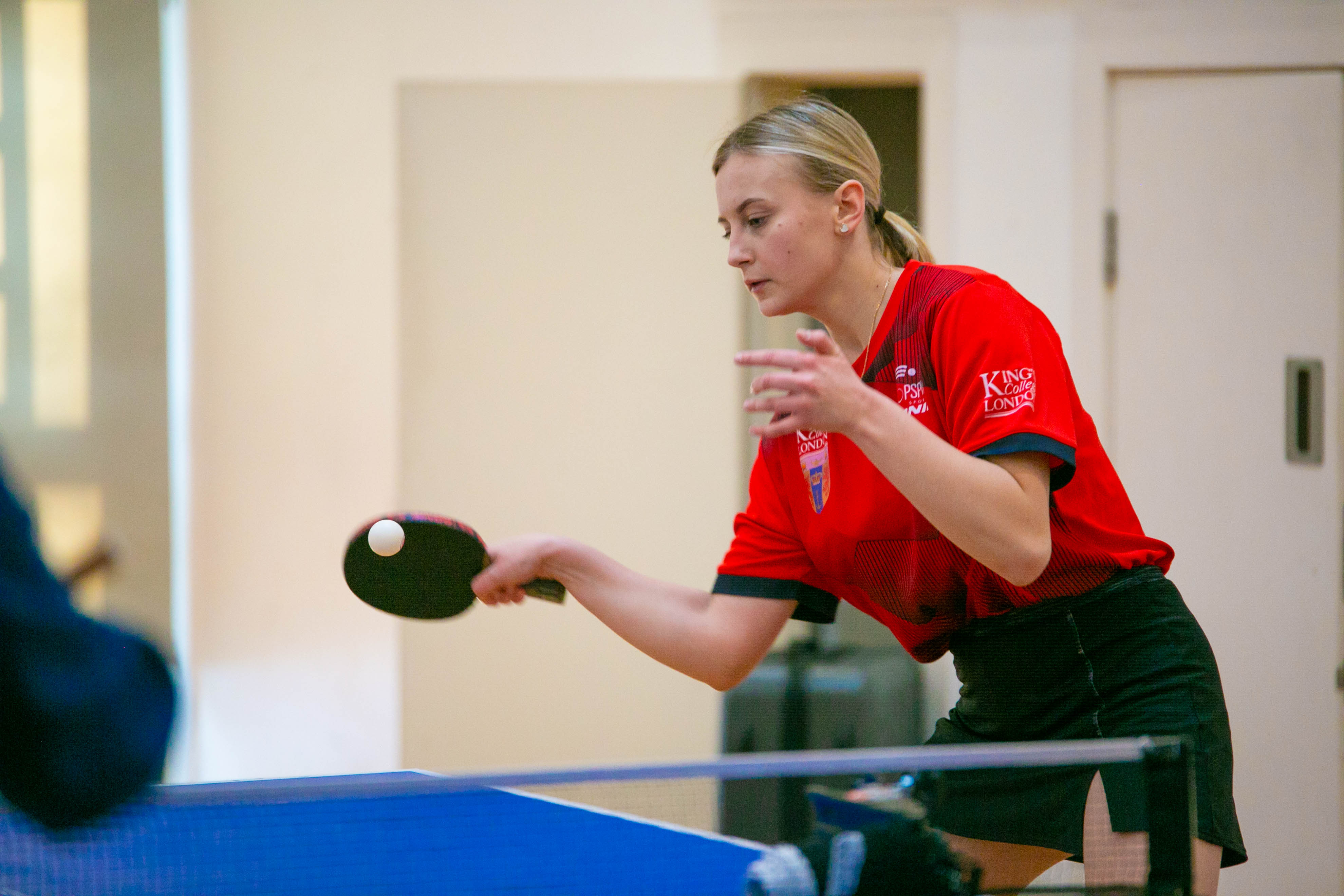 KCL Table Tennis playing at varsity.