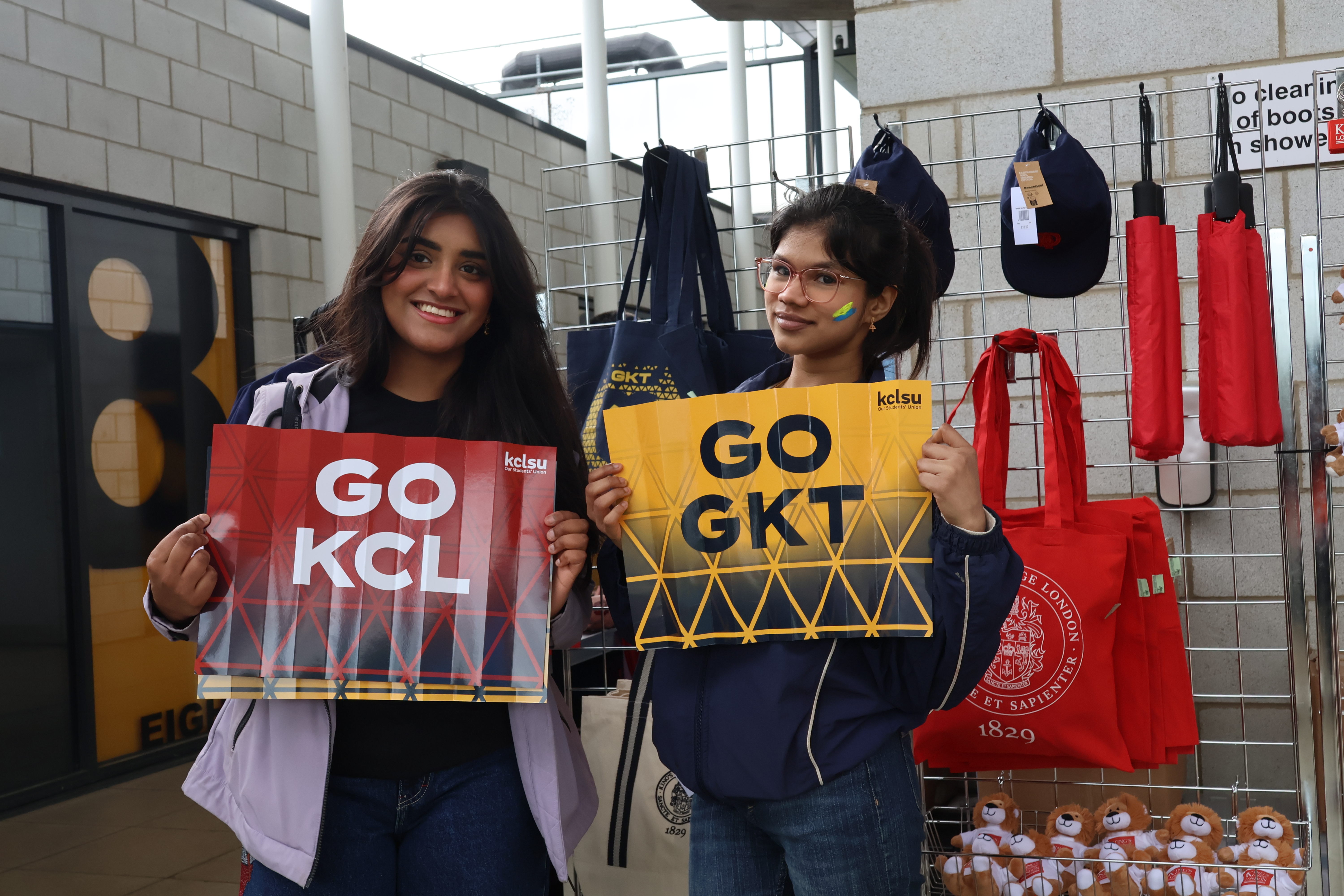 Go GKT and Go KCL signs at Macadam 2025