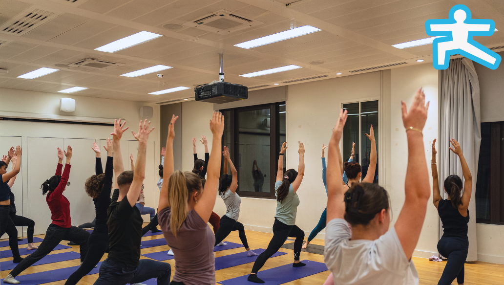 Yoga session